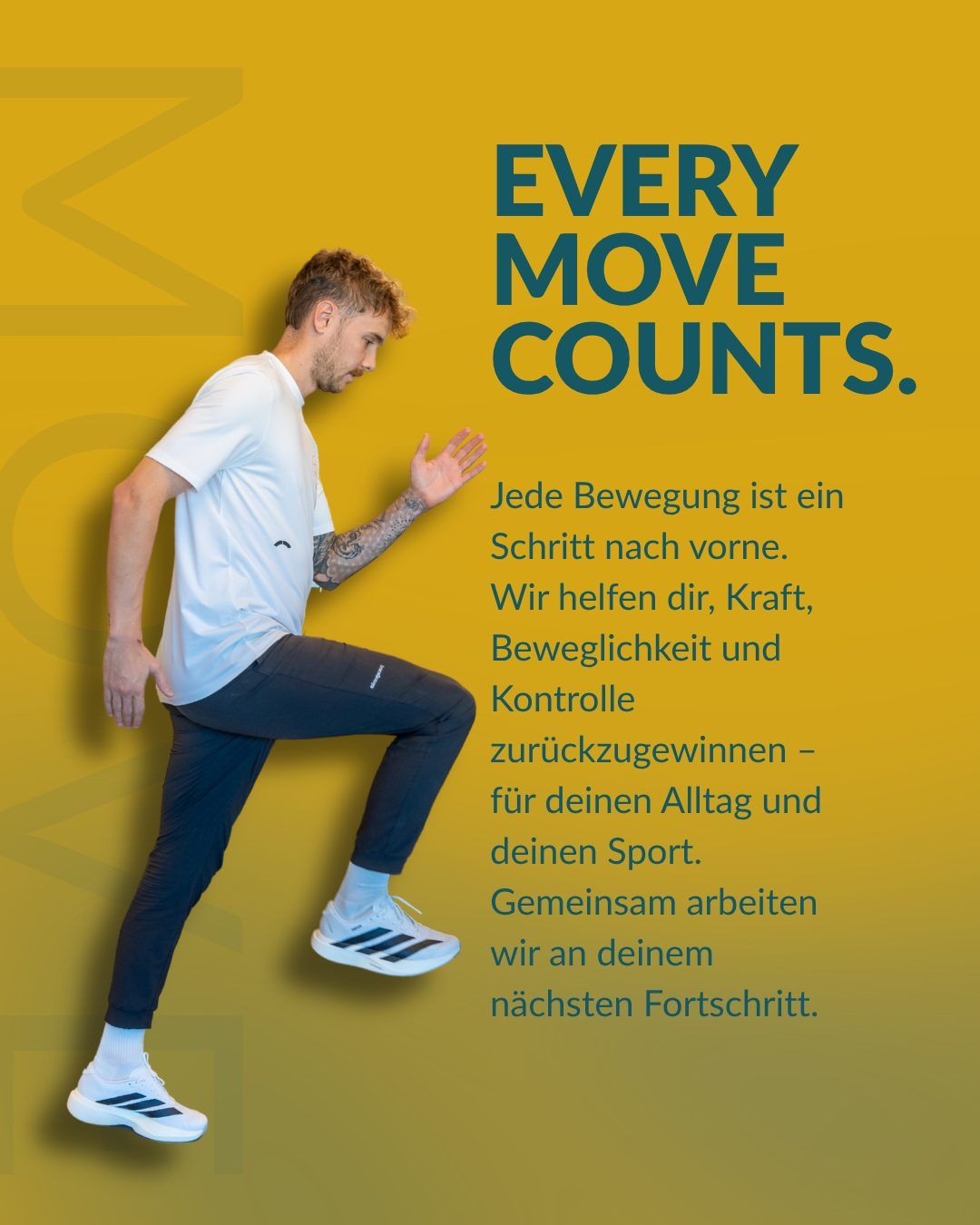 Every Move Counts – Trainingsmotiv Physio Two Move