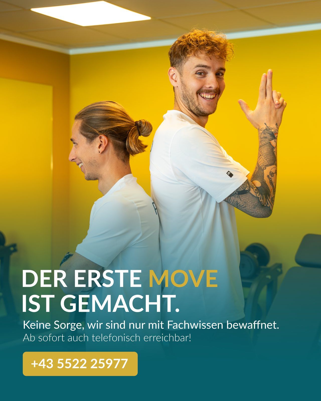 Timo und Mathias, die Gründer von Physio Two Move
